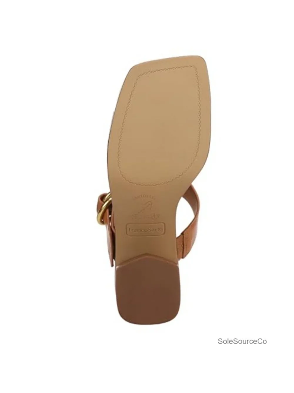 Suede Leather Block Heel Slide Sandals Cushioned Insole